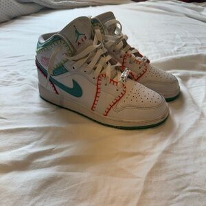 Air Jordan 1 Mid SE GS ’multi Knit’